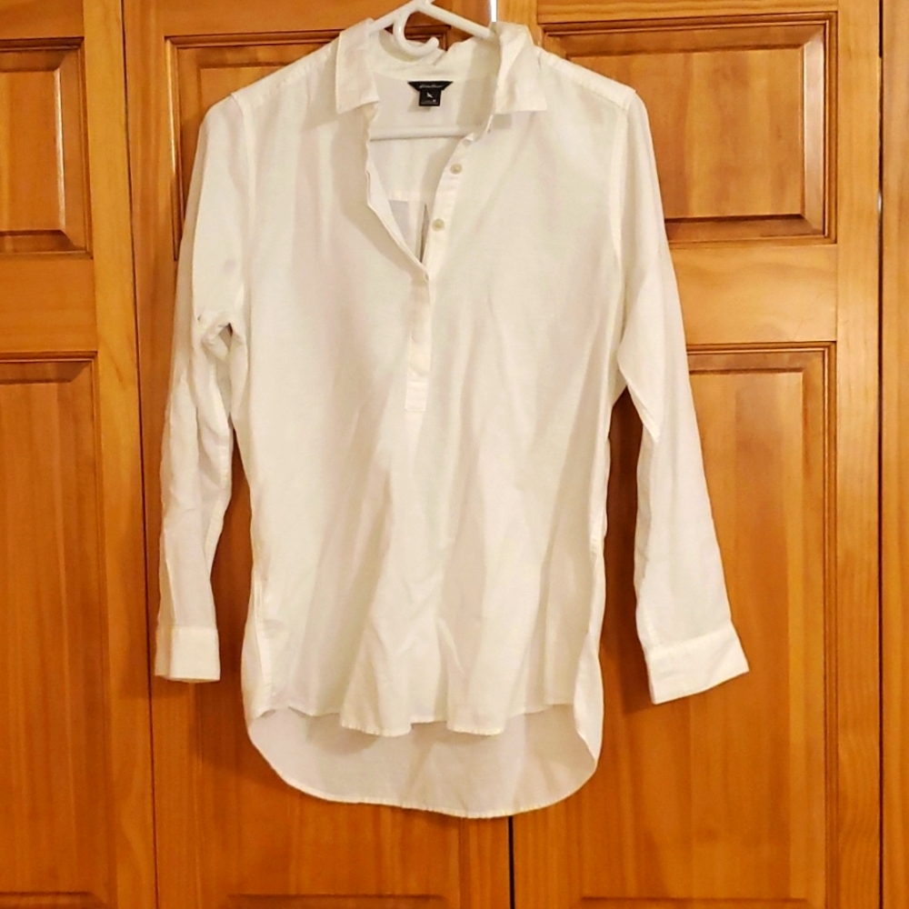Eddie Bauer half button shirt